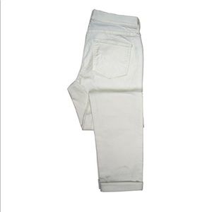 Banana Republic White Jeans Girlfriend Fit